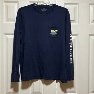 Vineyard Vines New York City Navy Long Sleeve - Size X-Large